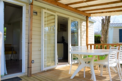 Mobile-home Premium 29m² -2 bedrooms +TV -  Dishwasher + air conditionning