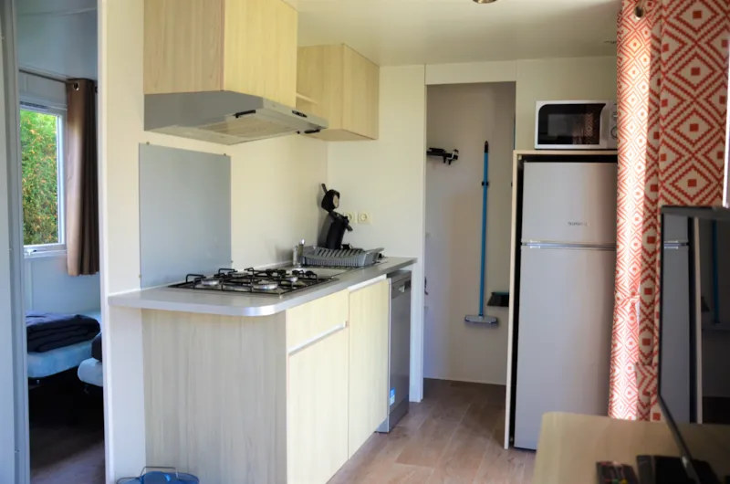 Mobile-Home Premium 29M² - 2 Chambres Climatisation +Tv + Lave Vaisselle