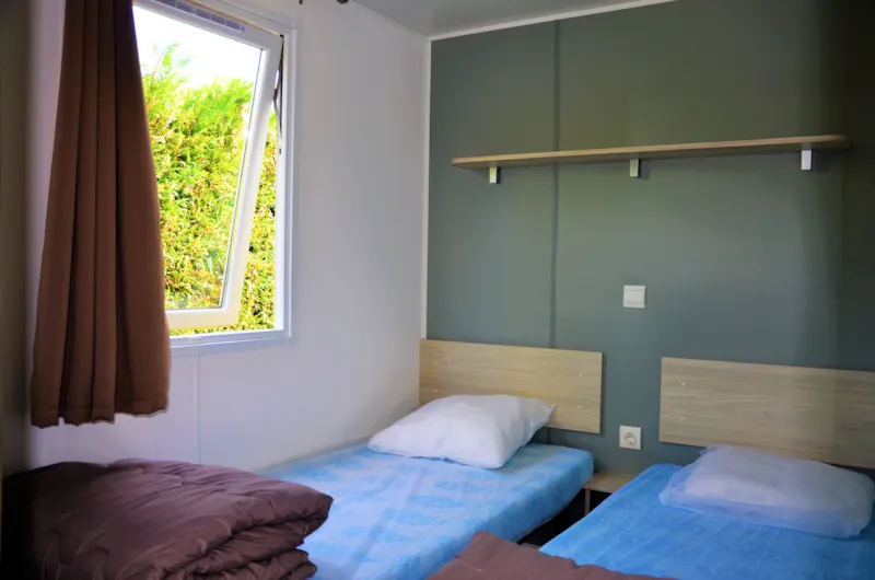 Mobile-Home Premium 29M² - 2 Chambres Climatisation +Tv + Lave Vaisselle