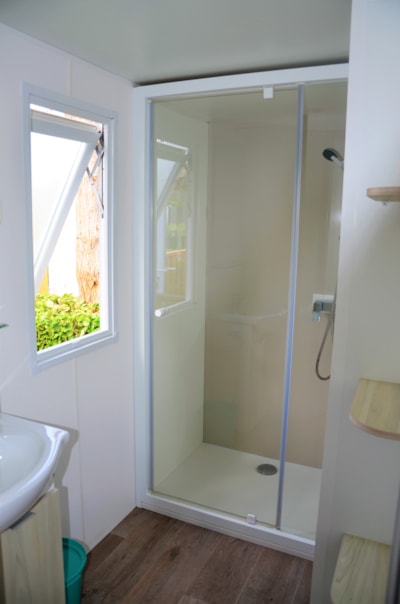 Mobile-home Premium 29m² -2 bedrooms +TV -  Dishwasher + air conditionning