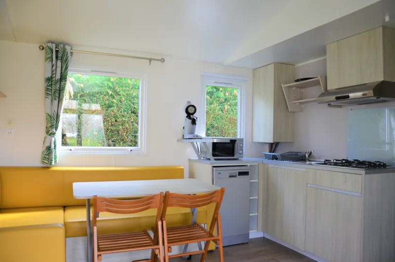 Mobil-Home Premium 33M² Climatisé - 3 Chambres +Tv + Lave Vaisselle
