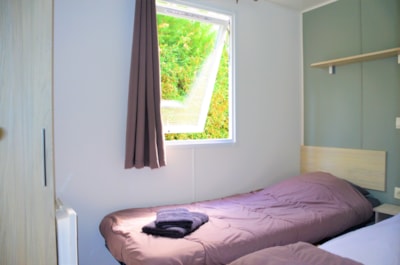 Mobile-home Premium 33m² AIR-CONDITIONED - 3 bedrooms +TV - Dishwasher + Plancha