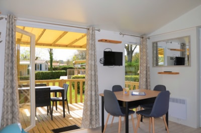 Mobile home Premium 40m² AIR-CONDITIONED 3 bedrooms + 2 bathrooms + TV + washdisher + Plancha