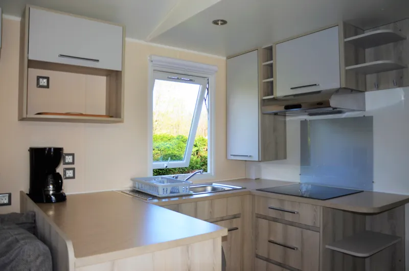 Mobile-Home Premium 40M² Climatisé 3 Chambres + 2 Salles De Bain + Tv + Lave Vaisselle + Plancha