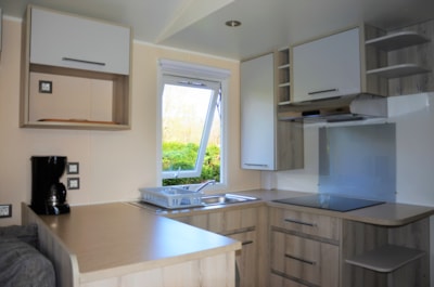 Mobile home Premium 40m² AIR-CONDITIONED 3 bedrooms + 2 bathrooms + TV + washdisher + Plancha