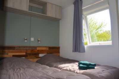Mobile home Premium 40m² AIR-CONDITIONED 3 bedrooms + 2 bathrooms + TV + washdisher + Plancha