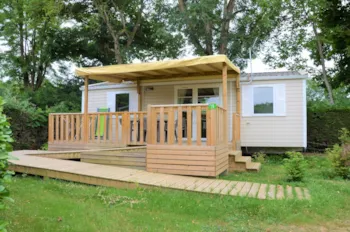 Mietunterkunft - Mobilheim Komfort 35M² 2 Zimmer + Tv (Auch Für Personen Mit Eingeschränkter Mobilität Geeignet) - Flower Camping LES MIJEANNES