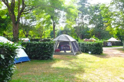 Piazzola Confort (Tenda, Roulotte, Camper / 1 Auto / Elettricità 10A)