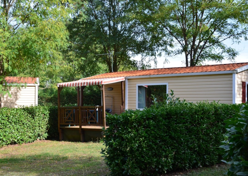 Mobilheim Confort 25m² KLIMATISIERT 2 Zimmer + TV