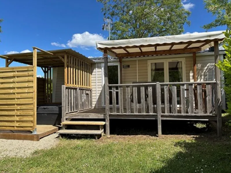 Premium Mobile Home 29M² (2 Bedrooms-4 People) + Tv + Lv + Plancha + Air Conditioning + Spa