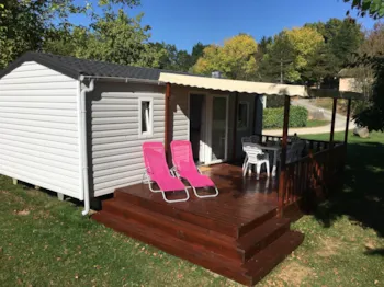 Location - Mobil Home Sencilio Avec Sanitaires - Camping Audinac les Bains