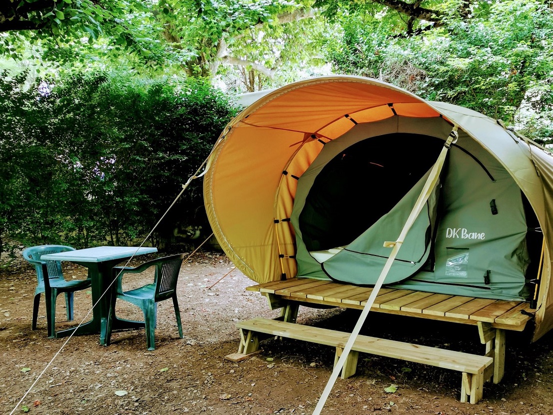 Location - Tente Bivouac Dk'bane - Camping Parc d'Audinac les Bains