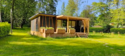 Accommodation - Air-Conditioned Premium Chalet - Camping Audinac les Bains