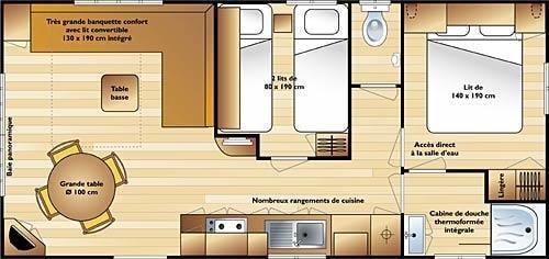 Mobil Home Irm 2 Chambres