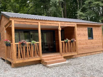 Mietunterkunft - Chalet Canada - Camping PARC DE PALETES