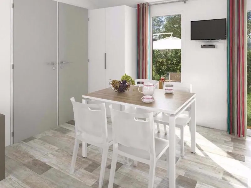 Mobil-Home Confort 36M² - 3 Chambres + Terrasse Couverte + Clim Réversible + Tv