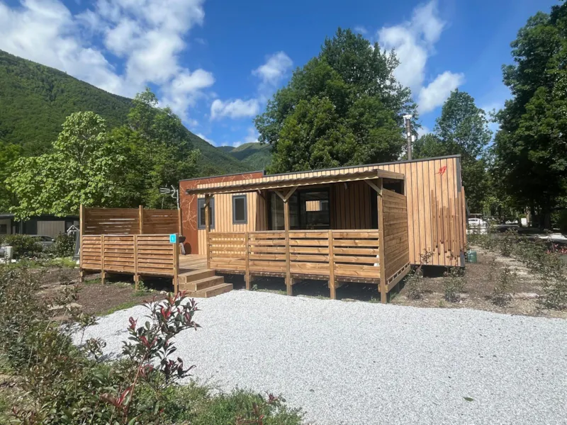 Mobil-Home Premium 40M² - 3 Chambres - 2 Salles De Bain + Terrasse Couverte + Clim Réversible + Tv