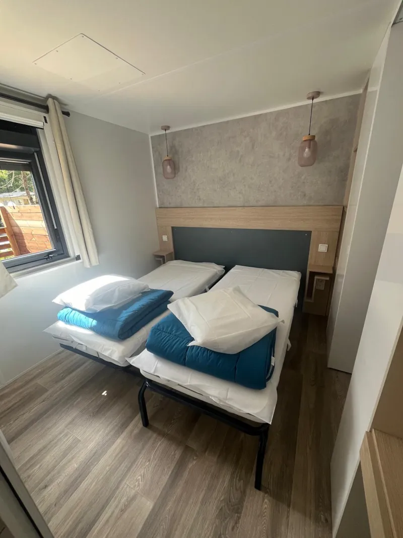 Mobil-Home Spa Premium 40M² - 2 Chambres + Terrasse Couverte + Clim Réversible + Tv