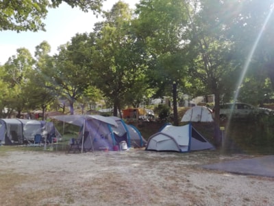 Pitch: car + tent/caravan or camping-car + electricity + water — 10