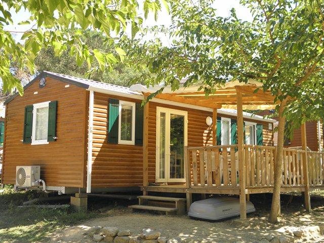 Location - Mobil-Home Feerique 32M² - 3 Chambres - Terrasse - Camping Les Albères