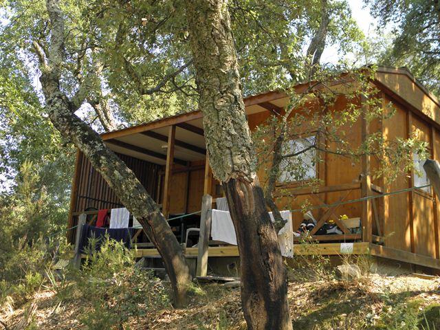 Location - Chalet Bois 4 Pers 20M² - 2 Chambres - Camping Les Albères