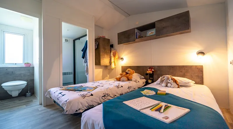 Mobil-Home Duo Premium Jacuzzi 32M² - 2 Chambres / 2 Salles De Bain