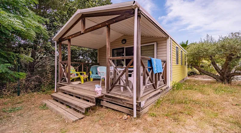 Location - Mobil Home Loisirs 23 M² - 2 Chambres - Camping Les Albères