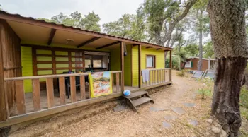 Mietunterkunft - Chalet Bois 4 Pers  20M² - 2 Zimmer (+ 13 Jahre) - Camping Les Albères