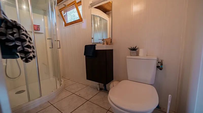 Chalet Bois 2 Pers 18M² - Terrasse Semi-Couverte