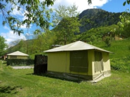 Location - Bungalow Toilé Standard 16M² - 2 Chambres - Sans Sanitaires - Flower Camping LA BEXANELLE