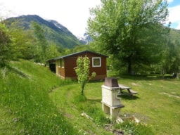 Huuraccommodatie(s) - Chalet Standard 20M² - 2 Slaapkamers + Overdekt Terras - Flower Camping LA BEXANELLE