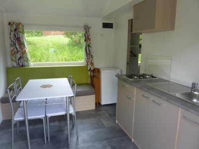 Mobile-home  Confort 30m² - 3 bedrooms + Half-covered terrace