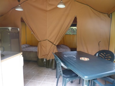 Canvas bungalow  Standard 16m² - 2 bedrooms - without toilet blocks