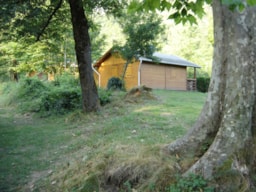 Alloggio - Chalet Bois Éco 30M² - 2 Camere + Terrazza Coperta - Flower Camping LA BEXANELLE