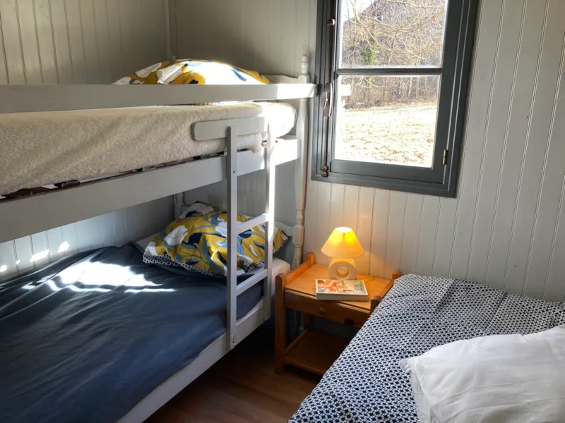 Chalet Bois Standard 30M² - 2 Chambres + Terrasse Couverte