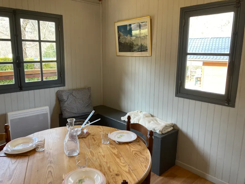 Chalet Bois Standard 30M² - 2 Chambres + Terrasse Couverte