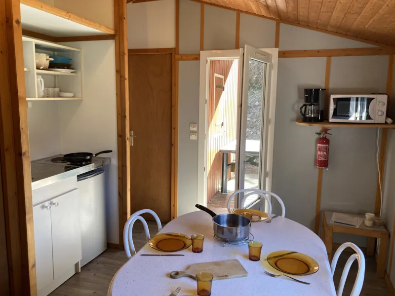 Chalet Bois Standard 35M² - 2 Chambres + Terrasse Couverte