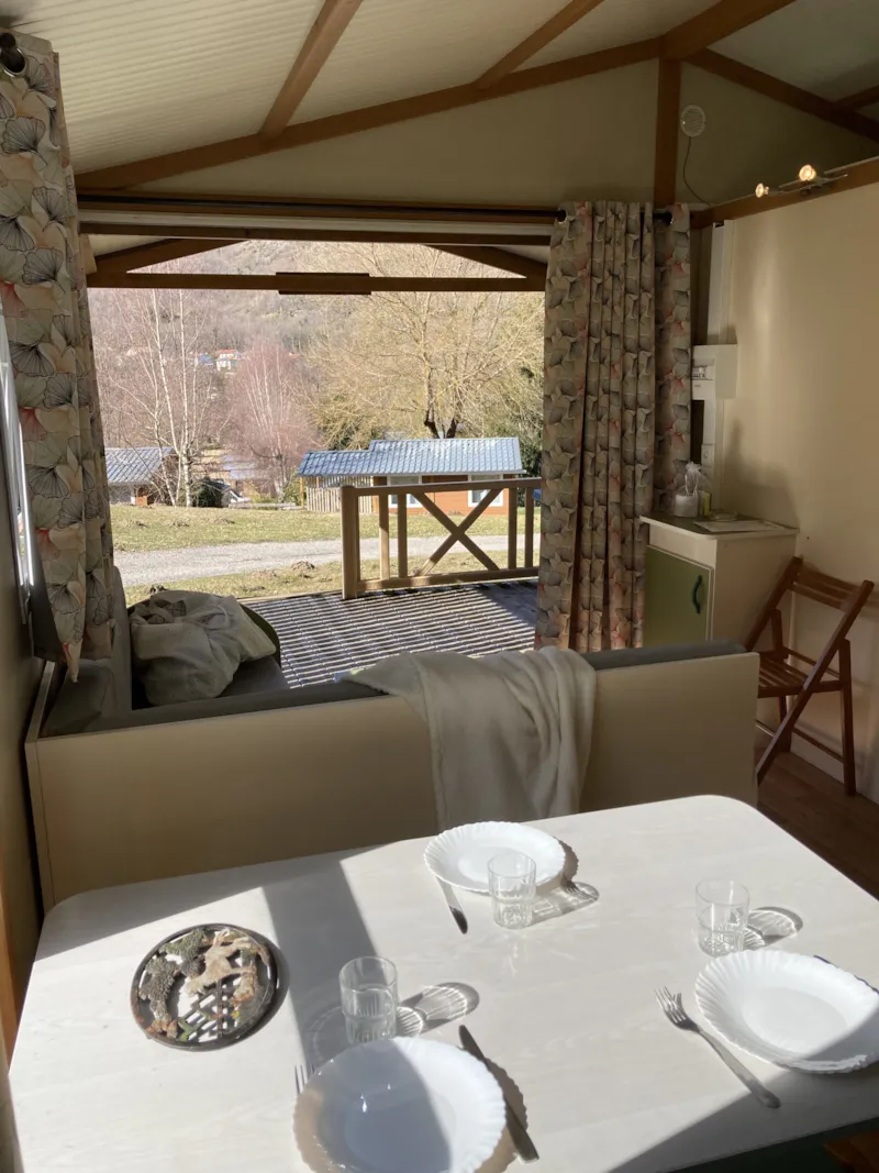 Chalet Confort 30M² - 2 Chambres + Terrasse Couverte