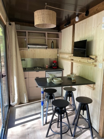 Chalet Victoria Confort 20m² - 1 bedroom + TV + sheltered terrace