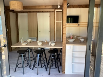 Chalet Portland Premium 70m² - 5 bedrooms (2+3) + TV + LV + Half-covered terrace