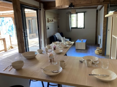 Chalet Portland Premium 70m² - 5 bedrooms (2+3) + TV + LV + Half-covered terrace