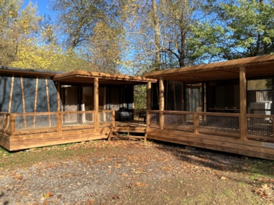 Chalet Portland Premium 70m² - 5 bedrooms (2+3) + TV + LV + Half-covered terrace