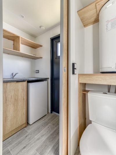 Premium package equipped with a private bathroom