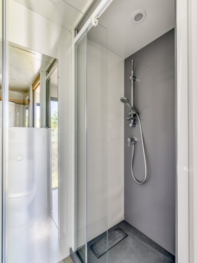 Premium package equipped with a private bathroom