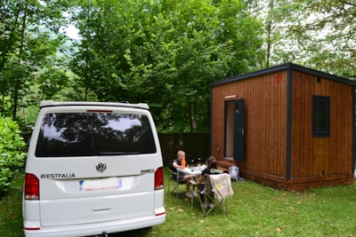 Premium package equipped with a private bathroom