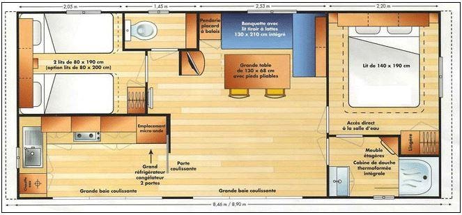 Mobilhome Luxe - 2 Chambres - Vue Sur Le Lac - 47M² Terrasse Comprise