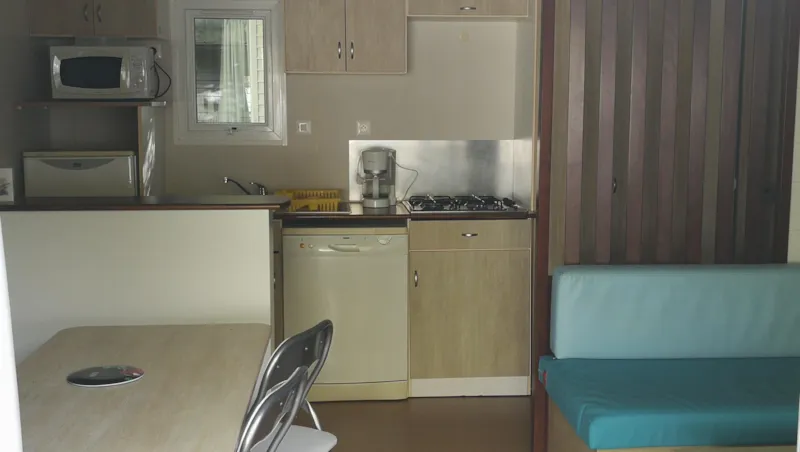 Mobilhome Duo - 2 Chambres, 2 Salles De Bain, 2 Wc, 1 Canapé-Lit, Lave Vaisselle, 43,5M² Terrasse Comprise