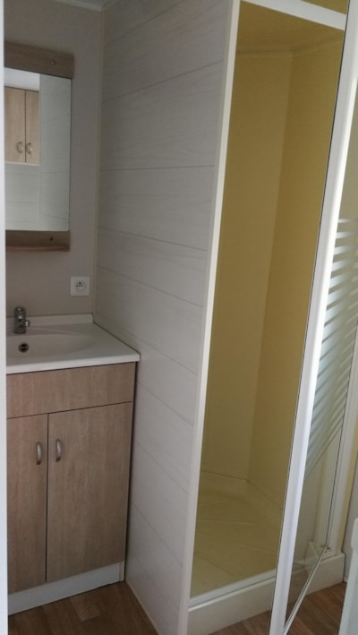 Mobilhome DUO - 2 bedrooms, 2 bathrooms, Dishwasher, 43,5m² with terace