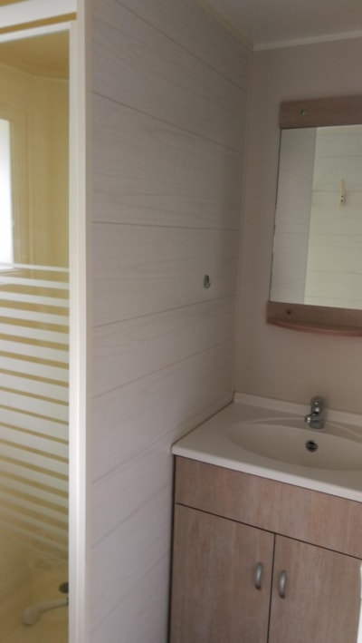 Mobilhome DUO - 2 bedrooms, 2 bathrooms, Dishwasher, 43,5m² with terace