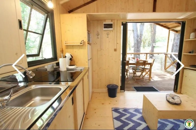 Chalet Sur Pilotis, 2 Chambres, 27M² + 13M²